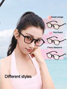 Beneunder Wellington Frame Sculpting Foldable Fashion Glasses FD003 - Pink - View 7
