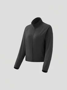 Beneunder Women's High-Elasticity Quick-Dry Sun Protection Jacket ES001 - Black - View 9
