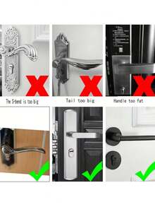 2pcs Silicone Door Handle Covers - Anti-Collision, Protective Window And Door Handle Sleeves - Multicolor - View 10