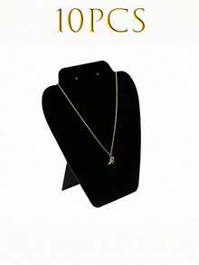 1/5/10pcs Jewelry Display Stand With Bust Mannequin, Necklace Pendant Earring Display Rack, Tower Display Stand, Valentine's Day Back To School - Multicolor - View 14