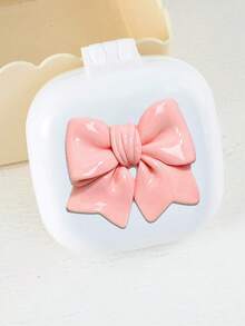 Macaron Color Series - Mini Foldable Air Cushion Comb With Built-In Mirror, Candy Color Portable Travel Comb, Cute 3D Bow Decoration Massage Comb, Anti-Static - Foldable Air Cushion Massage Brush, Suitable For Girls And Women Daily Outdoor, Travel, Vacation, Back To School, School Opening Gift, Party Holiday Small Gift - Multicolor - View 16