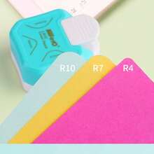 4-In-1 Label Punching Corner Rounder Cutter, Paper Label Punching DIY Paper Card Photo Card Making Supplies - A - View 7