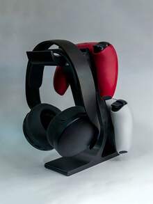 1pc Universal Game Controller And Headphone Stand, 3-In-1 Game Controller Storage Rack, Headphone Storage Rack, Suitable For Hardcore Gamers And Casual Users, Desktop Storage Rack, Organizer Rack, Desktop Accessories, Gaming Accessories, Gaming Room Decor, Essential For Gaming Enthusiasts, Perfect Gift - Multicolor - View 8