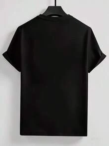 Camiseta Gráfica de Guerrero Ardiente - Camiseta de Llama de Luchador Audaz - Negro - Ver 2