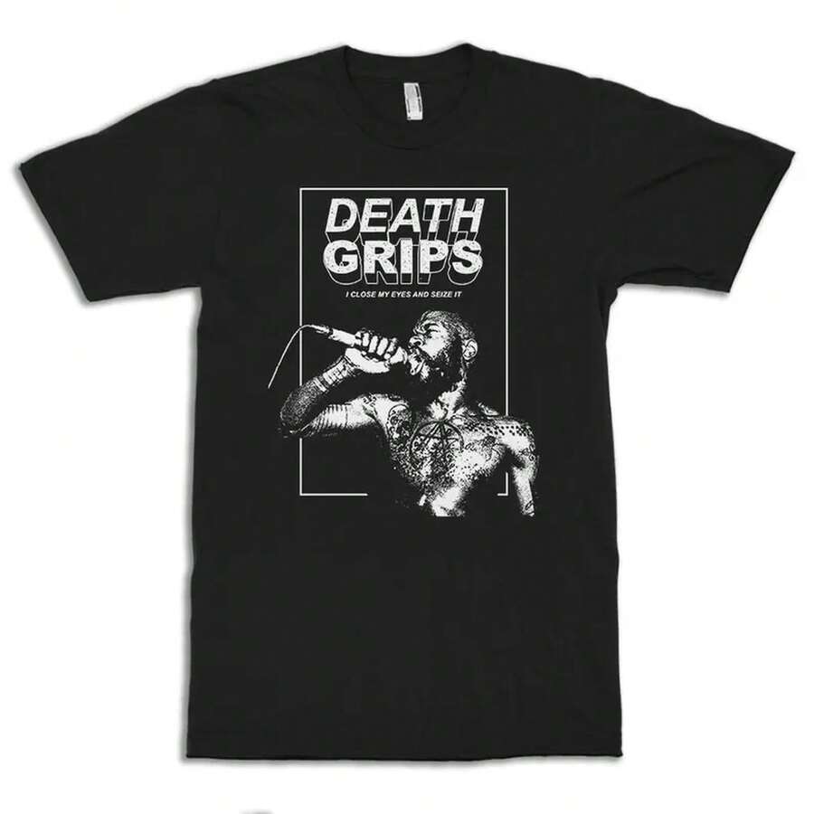 Men T-Shirts - 黑色 - 查看 1