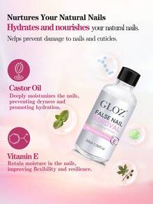 GLOZ 30ml 精準指甲油卸除液，適用於貼片美甲，多用途指甲油卸除液，溫和卸除凝膠美甲，不含丙酮指甲油卸除液 - 無色 - 查看 8