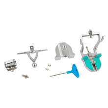 YUNRUX Adjustable Non-Plaster Articulator Dental Laboratory Dental Technology - 銀色 - 查看 3