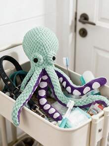 Octopus Squeaky Dog Toy, Durable Plush Interactive Chew Toy With Wrinkled Tentacles, Suitable For Small And Medium Dogs To Grind Teeth And Relieve Boredom, Suitable For Outdoor And Home Use - One Size - View 5