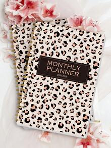 1pc 2026 July - 2028 June A5 (5.7" X 8") Weekly & Monthly Planner, Time Visualization, Daily Schedule Log, Monthly Academic Year Notebook, Improve Productivity, Back To School & Office Supplies, Teacher Gift, Men's, Student Notebook - Multicolor - View 4
