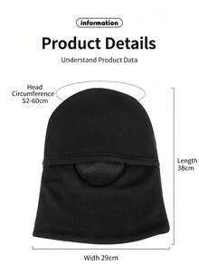 Winter Warm Face Mask, Skull Cap For Cold Weather, Men's Neck Warmer Scarf, Soft Polyester Fiber, Windproof, Suitable For Winter Outings, Hunting, Skiing And Daily Wear - Multicolor - View 10