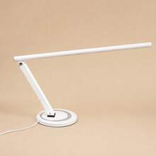 Luminária de Mesa LED – Design Moderno e Funcional - Branco - Visão 5