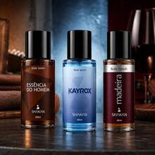 Kit Body Splash Masculino Shakan 60ml Fragrâncias Marcantes Envio Conferido - kit 3 rotina masculina - Visão 2