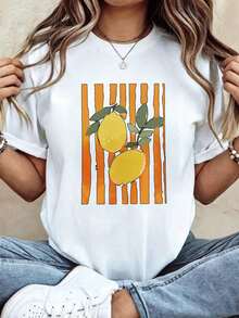 Women T-Shirts - 白色 - 查看 9