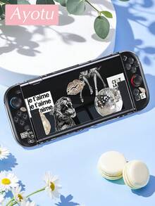 Ayotu 1 قطعة بطانية حماية بنمط الفهد والأصداف والكرة المضيئة لجهاز Switch2/Switch NS/Switch OLED/Switch Lite، غلاف TPU ناعم من الجيل الجديد، بطانية حماية عالمي لوحدة التحكم بالألعاب، بطانية حماية لوحدة تحكم Switch، إكسسوارات ألعاب Switch، مضاد للسقوط، مضاد للانزلاق، مضاد للخدش، أنيق، هدية ربيعية رومانسية/العودة إلى المدرسة/عيد الحب/الهالوين/هدية الذكرى السنوية. - مشاهدة 21