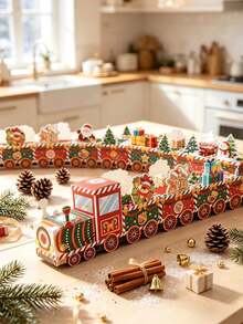 24 Pcs Christmas Train Gift Boxes With Stickers Red Train Santa Claus Snowman Xmas Advent Calendar Boxes Treat Boxes 24 Days Of Christmas Countdown Gift Boxes For Winter Holiday Christmas Decorations - Train Style - View 3