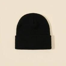 BONNY BOOM 1/4pcs Solid Color Beanie Hat, Unisex Knitted Hat, Suitable For Outdoor Fashion Street Skiing, Warm Multifunctional Cold-Proof Hat, Loose Fit. - Multicolor - View 6