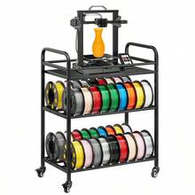 3D Printer Filament Storage Rack 3 Tier Filament Spool Holders Racks - B - View 3