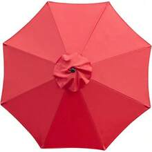 Multi-Color Round Outdoor Patio Umbrella Replacement Canopy, Minimalist Solid Color Sunshade Fabric, UV Protection Umbrella Cover Accessory Without Frame, Suitable For Villa, Cafe, Park, Terrace, Yard, Summer Outdoor Use - A - View 11