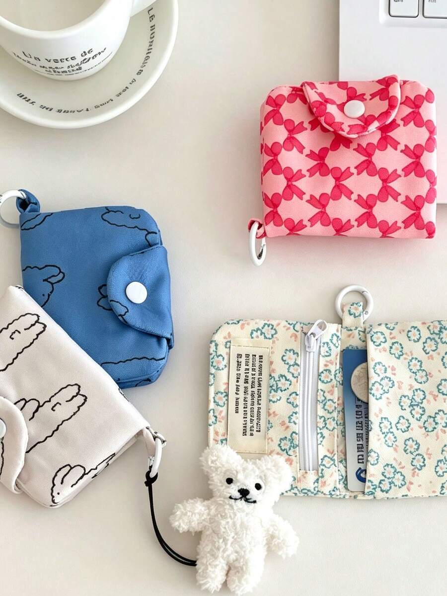 XD New Cute Ins Style - Suitable For Children's Daily Outings, Coin Storage, ID Card Holder, Coin Purse, Card Holder. Compact And Lightweight, Birthday Gift, Holiday Gift, Bank Card ID Holder, Lipstick Makeup Bag