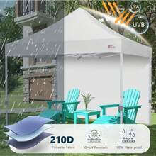 MasterCanopy MC210DSWWT 210D - Toldo Lateral de Pared, Color - Multicolor - Ver 3