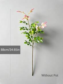 Kmitang 77-105cm Large Artificial Cherry Blossom Plants Fake Magnolia Branches Tall Ficus Tree False Crape Myrtle Tree For Home Garden Wedding Outdoor Decor Without Pot 1PC - Multicolor - View 8
