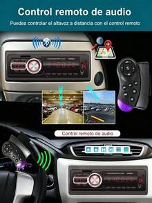 Bluetooth Car Player, Car MP3 Player, LED Display, Christmas Gift - Black - View 3