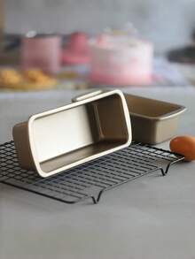 1/3pcs Non-Stick Bread/Baking Pan, Large, Medium And Small Sizes Available, Suitable For Toast Bread, Pound Cake And Rectangular Baking, Easy Release Easy Clean Oven Cookware, High-Quality Non-Stick Coating, Kitchen Baking Accessories - Multicolor - View 7