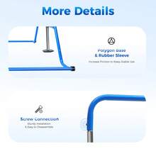 CNCEST Single & Parallel Bars - Blue - View 6