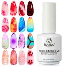 Beetles Blooming Gel 15ml Clear Uv Led Blossom Nails Gel Polish For Spreading Effect Marble Natural Stone Watercolor Floral Print Soak Off Diy Nail Art Design Manicure Gift For Women - View 14