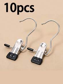 Multi-Functional Heavy Duty Coat Hanger Hooks, Clothespin With Hook Laundry Spike,Portable Hanging Clothespin,Closet Organizer,Hat Pants Storage Hook,Travel Hook,Clothes Hanger Decoration Autumn Decoration,Holiday Decoration,Home Decoration - Multicolor - View 13