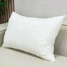 Núcleo de almohada de tela no tejida, relleno de algodón PP suave y de alta resistencia, disponible en varios tamaños, envío sellado al vacío, núcleo de almohada rectangular blanco. - Blanco - Ver 3