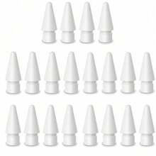 1/4/8/20-Pack, Compatible With Apple Pencil 1st And 2nd Generation Tips, Compatible With IPencil Tips, Compatible With Apple Pencil Double-Layer Tips, Compatible With IPad Stylus Replacement Tips, Widely Applicable, More Durable - White - View 8
