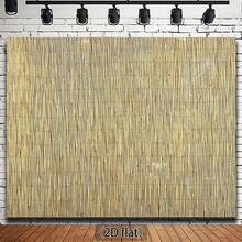 2D Flat 1pc Natural Bamboo/Bamboo/Straw Woven Fence Hanging Flag, Decorative Fence, Easy To Install, Suitable For Swimming Pool Shade, Birthday, Balcony, Garden, Detailed Texture Celebration Decoration - 1 - View 7