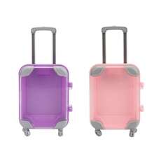 1pc Mini Suitcase - Durable Colorful ABS Trolley Bag, Suitable For Teens And Storage Use - Dollhouse - Perfect For Travel, Parties And Small Item Organization. (Multiple Colors Available) - Multicolor - View 11