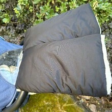 1 par de guantes impermeables para manillar de cochecito de bebé para exteriores, manoplas de invierno a prueba de viento, gruesas y anticongelantes, accesorios para cochecito - Multicolor - Ver 4