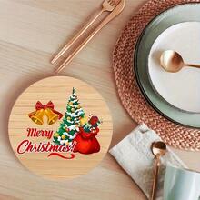Set Of 6 Christmas Wooden Coasters – Decorative Coffee And Tea Coasters, Ideal For Use At Home Or In Cafes, And The Perfect Festive Gift - Multicolor - View 4