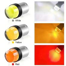 4pcs LED Reversing Light, Brake Light, Turn Signal & Stop Lamp - 1156 BA15S, 1157 BAY15D, 12COB - High Quality, Easy Installation, 4300K/6000K Color Temperature, 36V Power, No Battery Needed, Car Lights - 4Pcs - View 4