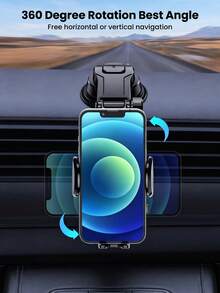 1 buah Dudukan Ponsel Mobil, Dudukan Dashboard Berputar 360° yang Ditingkatkan, Dudukan Ponsel Bebas Genggam dengan Perekat Hisap Kuat, Universal untuk Navigasi GPS Mobil - MultiWarna - View 12