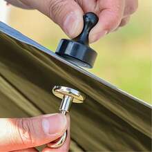 1/2pcs/Set Outdoor Tent Hooks, Camping Lantern Top Fixing Clips, Key Ring Hooks, Secure Hanging, Suitable For Outdoor Clothes Drying, Camping And Other Activities Lantern Hanging Hooks, Multi-Functional Practical Hooks - Multicolor - View 2