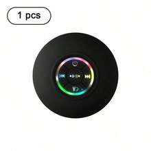 LED Lighting Waterproof Bathroom Bluetooth Speaker With Large Suction Cup, Portable Waterproof Bluetooth Speaker - Multicolor - View 16