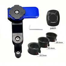 Motorcycle Phone Holder Shock-Absorbing Front Fork Mount Bicycle Phone Holder With Shock Absorber 360° Rotating Bicycle Handlebar Phone Clip Motorcycle Handlebar Mount Motorcycle Smartphone Shock Absorber - Multicolor - View 12