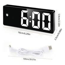 Desk & Table Clocks - Green Light - View 3