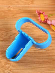 1pc Blue Balloon Easy Tie Knotter, Wedding Birthday Party Balloon Knotting Tool For Latex Balloons - Blue - View 3