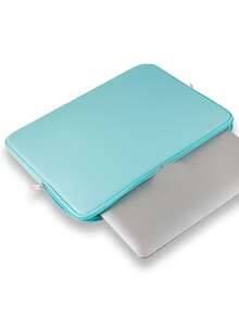 1 pieza Funda minimalista de unicolor para portátil/tableta/bolsa de almacenamiento a prueba de golpes/estuche protector portátil de 14 pulgadas - Ver 8