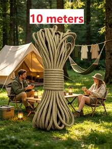 10/50/100m Black Nylon Braided Rope, Durable Twisted Polypropylene Cord, Suitable For Outdoor Use, Clothesline, Tent DIY, Handicraft And Binding - Multicolor - View 21