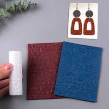 1 Buah Roller Tekstur Tanah Liat Polimer Bermotif Tema Halloween, Roller untuk Membuat Anting dari Tanah Liat Polimer - Sangat Cocok untuk Membuat Lembaran Tekstur Tanah Liat Polimer - Halloween - View 5