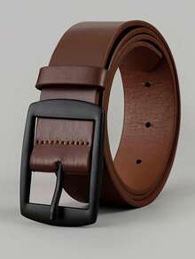 Fashion Faux Leather Belt With Metal Buckle - Stylish Design - Suitable For Jeans - Multicolor - View 9