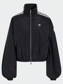 Adidas Originals Women's BALLOON TT Sports Woven Jacket Without Hood KY5045 - Black - View 3