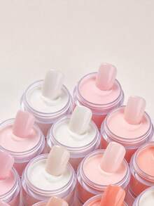 12色專業聚合物壓克力美甲套組，高光澤壓克力粉，DIY美甲創作，可打造3D雕塑美甲，適用於美甲接長 - 彩色 - 查看 2