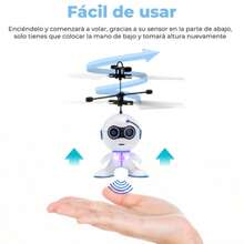 Kids Flying Drone Helicopter Toy With Proximity Sensor - Multicolor - View 4
